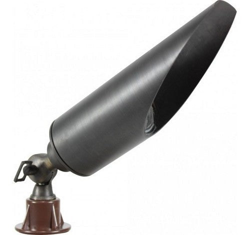 Orbit LED 6W Outdoor Solid Brass Directional Light Bullet, 12V, 3000 Kar.bronze LB150SHARB6WW