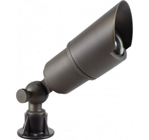 Orbit LED 6W Outdoor Solid Brass Directional Light Bullet, 12V, 4700 Kar.bronze LB151ARB6CW