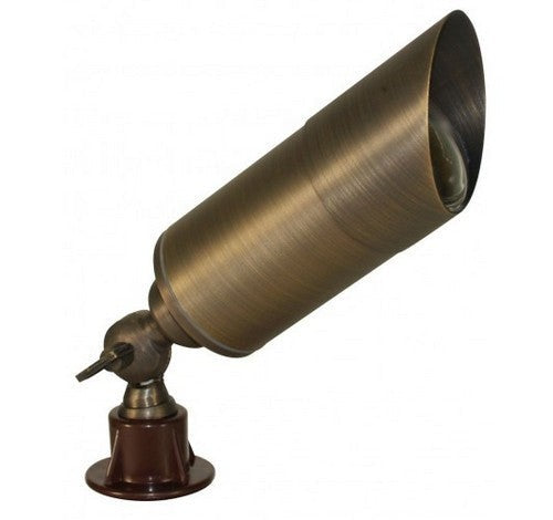 Orbit LED 6W Outdoor Solid Brass Directional Light Bullet, 12V, 3000 Kar.bronze LB160SHARB6WW