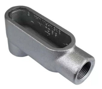 Orbit Type Lb Threaded Conduit Body, Gray Iron Form 7, 1-1/4 in LB7125