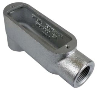 Orbit Type Lb Threaded Conduit Body, Gray Iron Form 8, 2 in LB8200