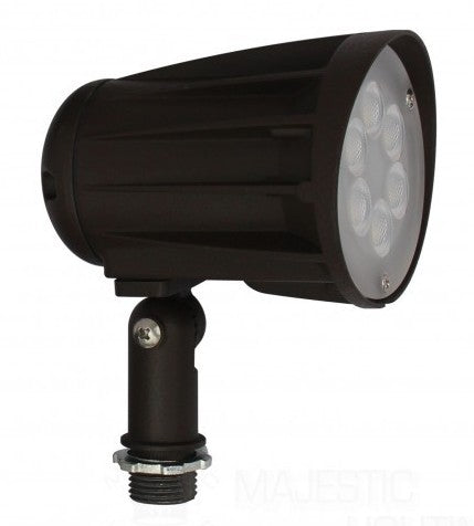 Orbit LED Bullet Flood Light with Knuckle 15W 120-277V 5000K Cool White Bronze LFL2015WCWKN