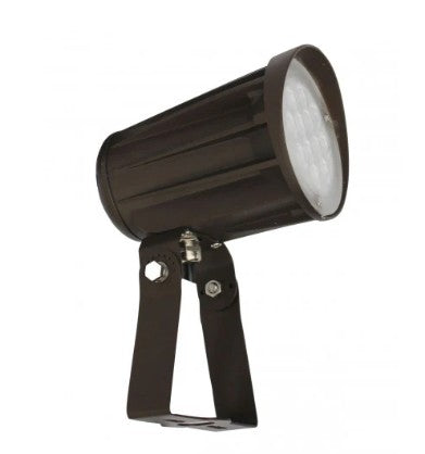 Orbit LED Bullet Flood Light with Trunnion 28W 120-277V 5000K Cool White Bronze LFL2028WCWT