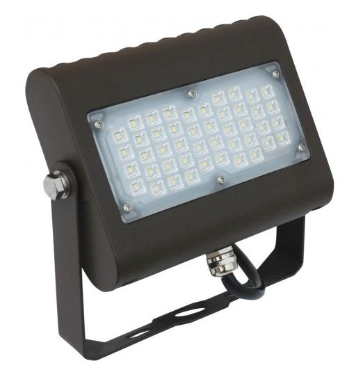 Orbit LFL 7 Slim LED Flood Light with Trunnion 30W 120-277V 5000K Bronze LFL730WCWT