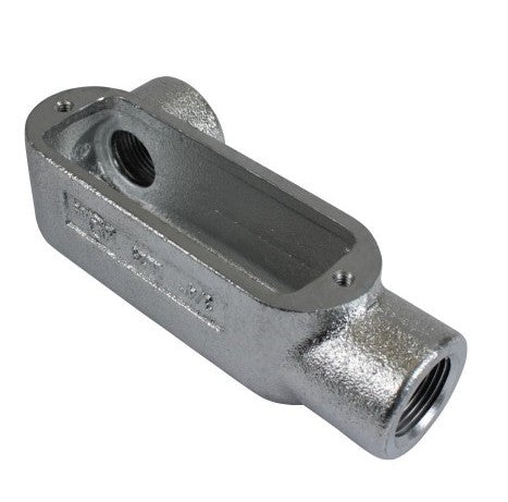 Orbit Type Ll Threaded Conduit Body, Gray Iron Form 8, 1 in LL8100