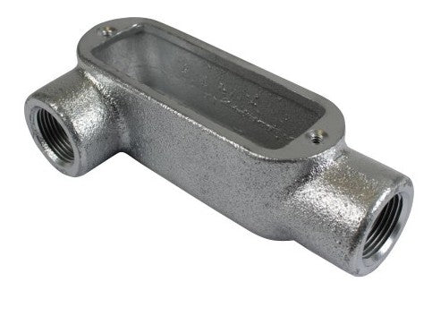 Orbit Type Lr Threaded Conduit Body, Gray Iron Form 8, 3 in LR8300