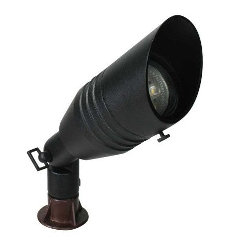 Orbit LED 5W Bullet Light Black with Spike & Lamp LS121BK5WW