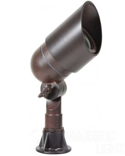 Orbit LED 6W Outdoor Cast Aluminum Directional Light Bullet, 12V, 3000K Black LS131BK6WW