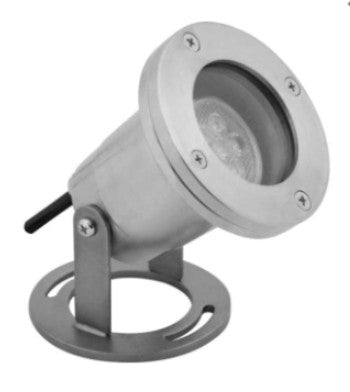Orbit LED Under Water Fixture Solid Stainless Steel, with Lmr 163 Www LSS510WW