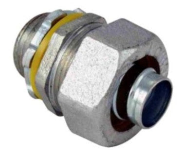 Orbit Liquidtight Connector, Malleable Iron, Straight, 3/4 in MLT75