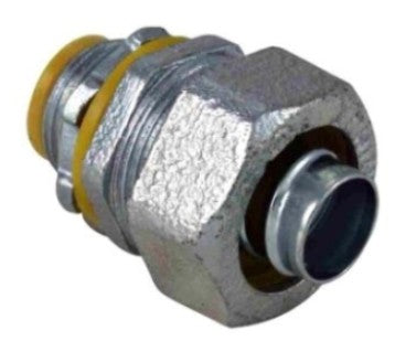 Orbit Insulated Liquidtight Conn, Malleable Iron, Straight, 1 in MLTI100