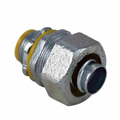 Orbit Insulated Liquidtight Conn, Malleable Iron, Straight, 3/8 in MLTI38