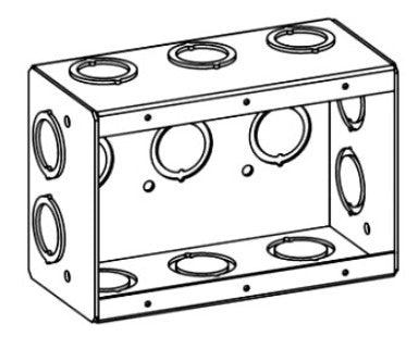 Orbit 3G Masonry Box 2-1/2 in Deep MSB3