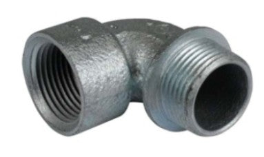Orbit Malleable Iron 90DEG Short Elbow, Threaded, 1/2 in MSE9050