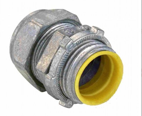Orbit Zinc EMT Compression Connector Insulated 4 in OF610S