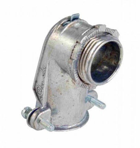 Orbit Zinc 90D Angle Flex Squeeze Connector 3/4 in OF645