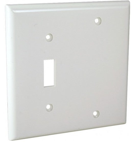 Orbit 2G Wall Plate Switchblank White OP113W