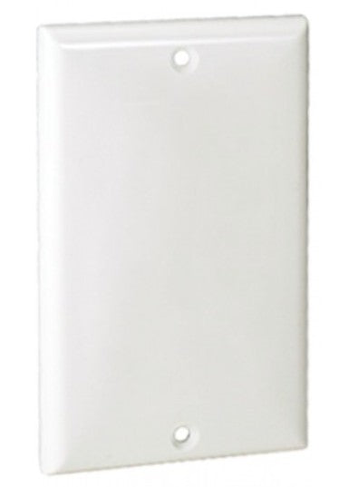 Orbit 1G Wall Plate Blank Ivory OP13I