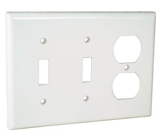 Orbit 3G Wall Plate 2SWDUPLEX White OP28W