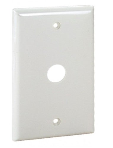 Orbit 1G Wall Plate Push Button White OP737W