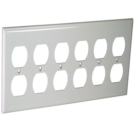 Orbit 6G Wall Plate Duplex White OP86W