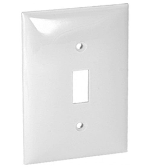 Orbit Jumbo 1G Wall Plate Switch Ivory OPJ1I