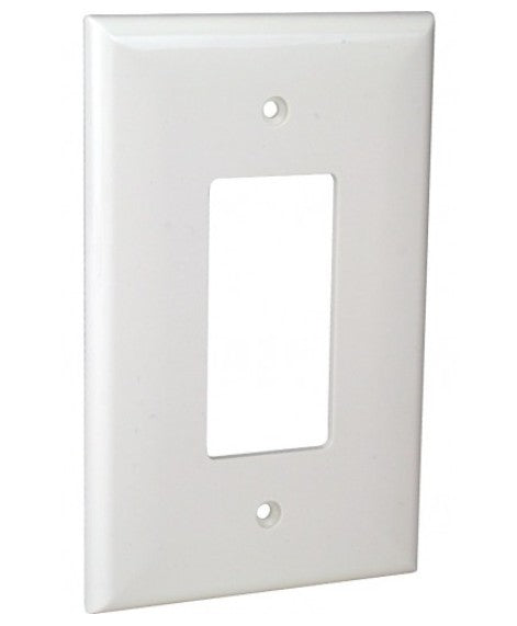 Orbit Jumbo 1G Wall Plate Gfcidecor White OPJ26W