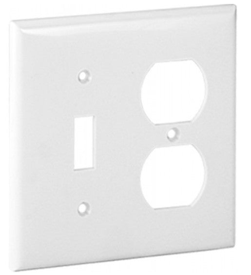 Orbit Midi 2G Wall Plate Swdplx White OPM18W