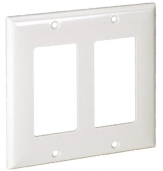 Orbit Midi 2G Wall Plate Gfcidecor White OPM262W