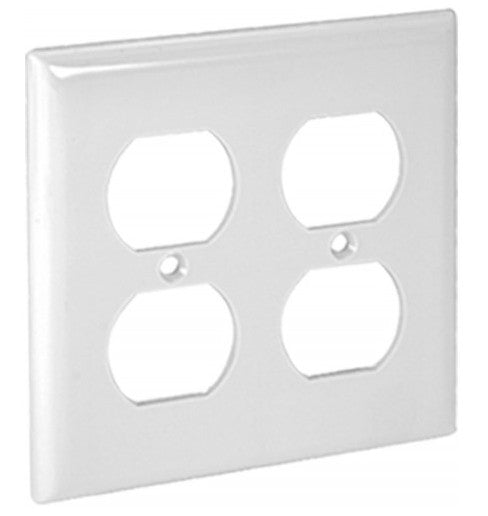 Orbit Midi 2G Wall Plate Duplex Ivory OPM82I