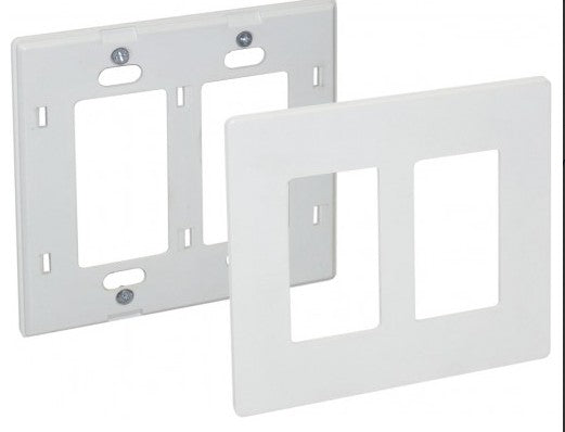 Orbit 2G Screwless Wall Plate White OPS262W