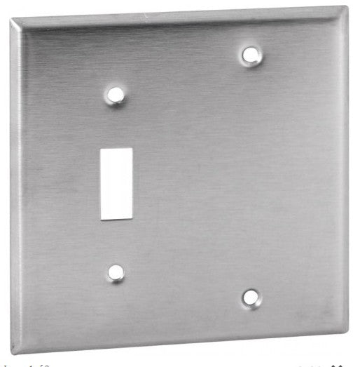 Orbit 2G Stainless Cover 1 Switchblank OS113