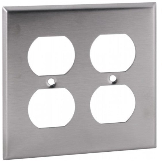 Orbit 2G Stainless Cover Duplex Receptacle OS82