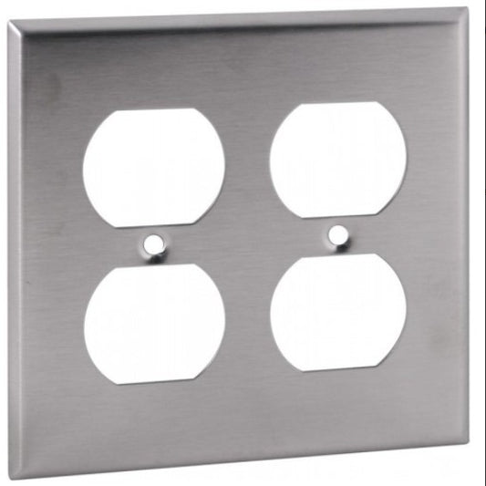 Orbit 2G Stainless Cover Duplex Receptacle OS82