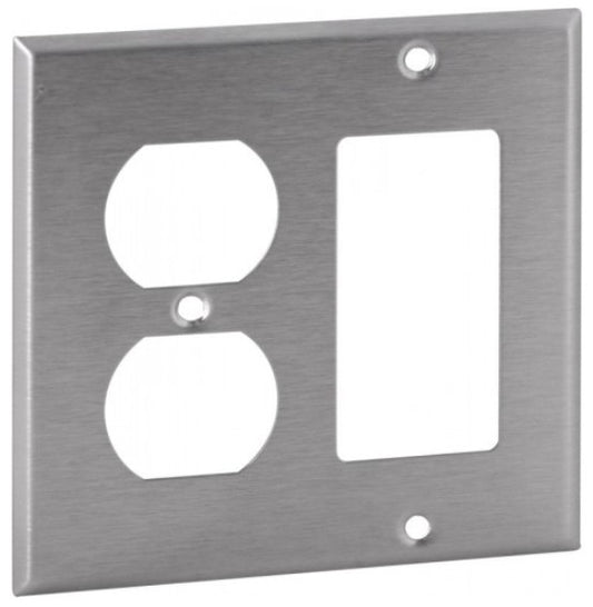 Orbit 2G Stainless Cover Duplex GFCI OS826