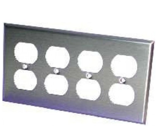 Orbit 4G Stainless Cover Duplex Receptacle OS84