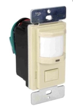 Orbit Os Slide Button, 180D, Scr, Pir, Ivory OSSI