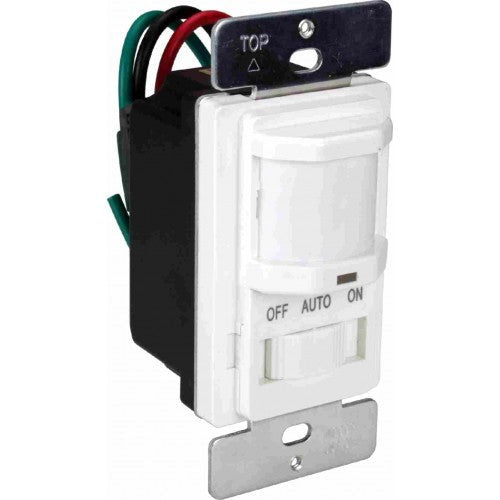 Orbit Os Slide Button, 180D, Scr, Pir, White OSSW