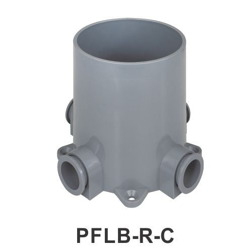 Orbit Round PVC Floor Box for Concrete Slab Installation PFLBRC