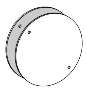 Orbit 4 in Round Weatherproof Blank Cover RBC4