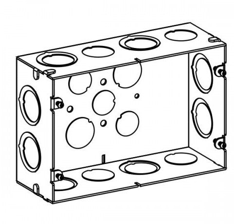 Orbit 2-Gang 2-1/2 in Deep Switch Box SDB2