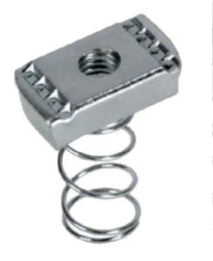 Orbit Steel Spring Nut, Regular, 3/8 in 16 Threaded Rod SNR3816