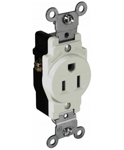 Orbit 15A 125V Single Receptacle Tamper Resistant White SR15TRW