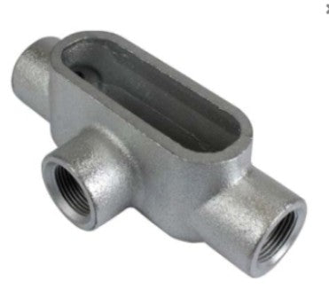 Orbit Type T Threaded Conduit Body, Gray Iron Form 7, 3 in T7300
