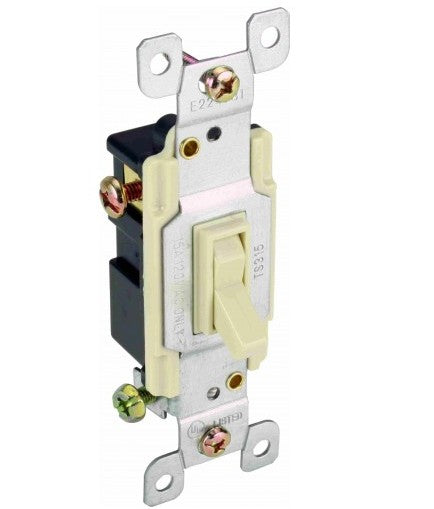 Orbit 15A 3W Toggle Switch Ivory TS315I