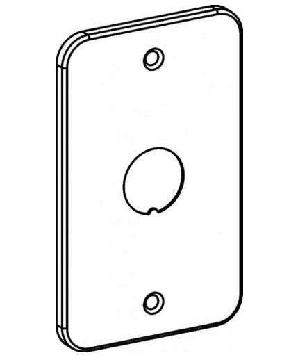 Orbit Utility Cover 2-1/2 in X418" 1/2 in K.O. WHBCBK