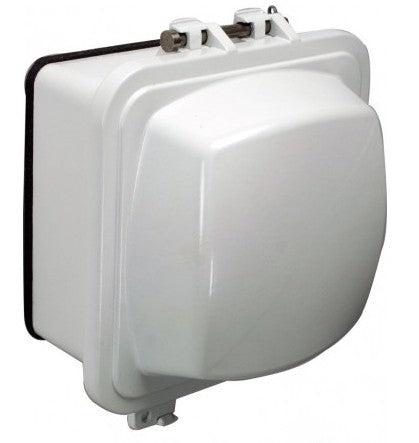 Orbit 2G Metal Univ. Whileinuse Cover 3-1/2 in Deep White WIUM2UDW
