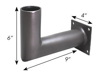 Westgate 90 Degree Wall Mount Bracket With 2 Inch Tenon Bronze ACC-WM3
