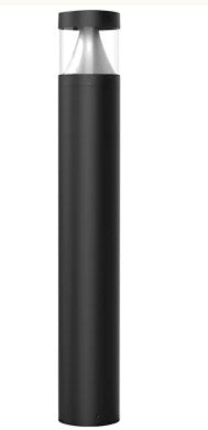 Westgate 42 in 12-22W 130 LM/W 3000K/4000K/5000K Black LED Bollard Light BOL-42-R-C-C-MCTP-BK