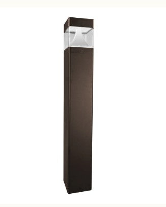 Westgate 10W/18W/25W 80LM/W 3000K/4000K/5000K Chrome LED Bollard Light BOL-G8-200-MCTP-BR-CH